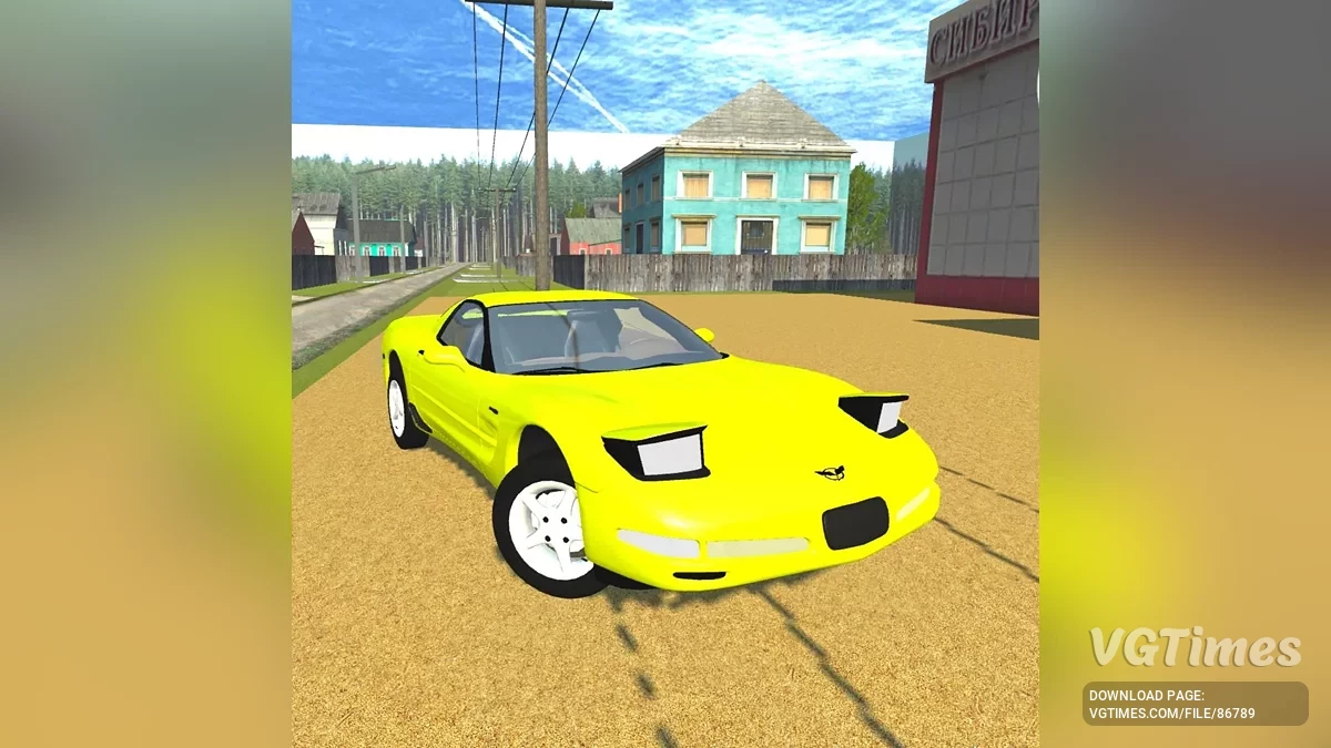 Simple Car Crash Physics Sim — Chevrolet Corvette 5