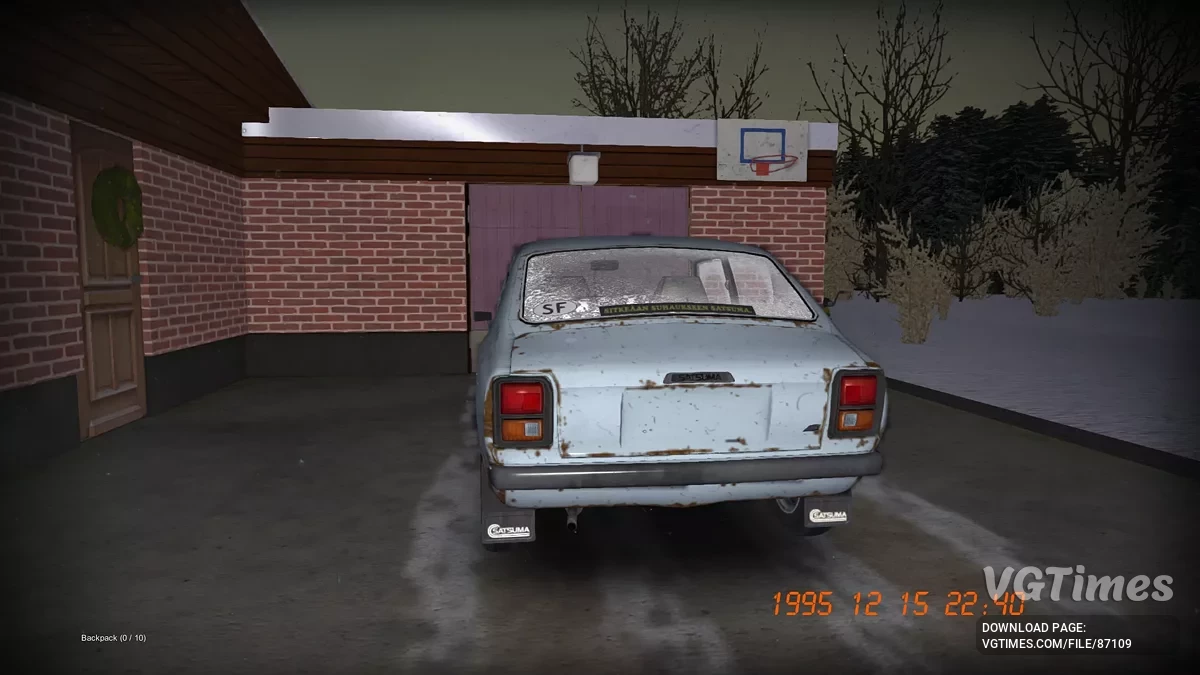 My Summer Car — Cтоковая Сатсума без номеров, карбюратор настроен, ключей от другого транспорта нет