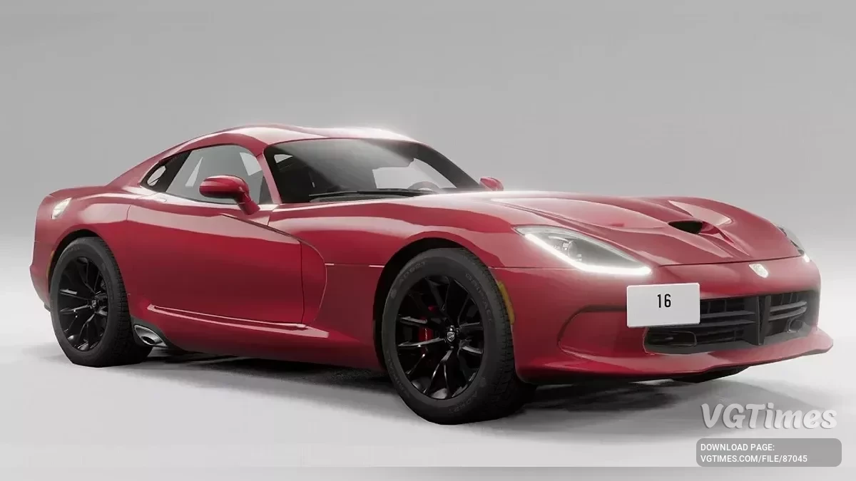 BeamNG.drive — Dodge Viper bugfix (0.36.x)