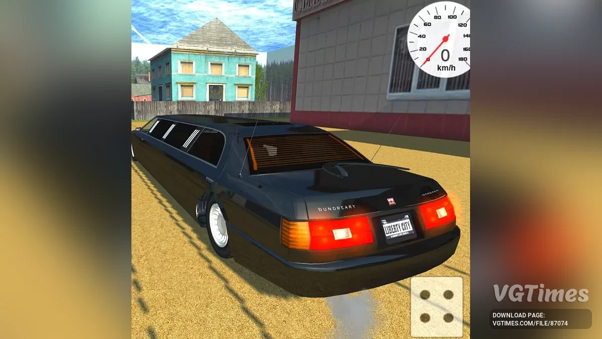 Simple Car Crash Physics Sim — Dundreary Stretch лимузин 2004