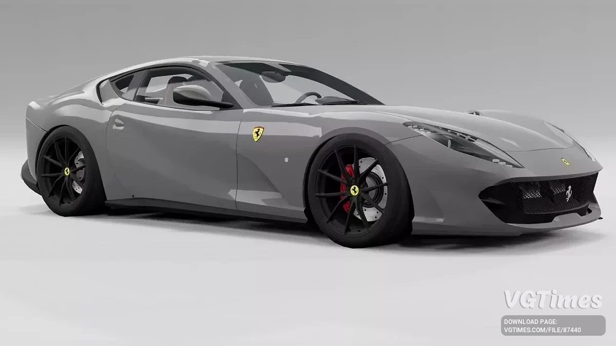 BeamNG.drive — Ferrari 812 SuperFast remastered (0.37.x)