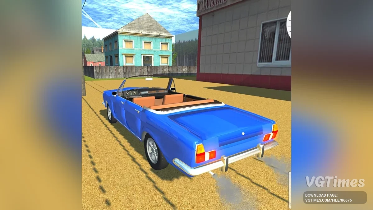 Simple Car Crash Physics Sim — ГАЗ 24 кабриолет