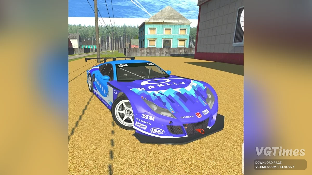 Simple Car Crash Physics Sim — Honda HSV-101 GT
