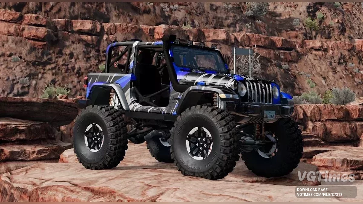 BeamNG.drive — Jeep Wrangler Rubicon 2018 v2.18 (0.36.x)