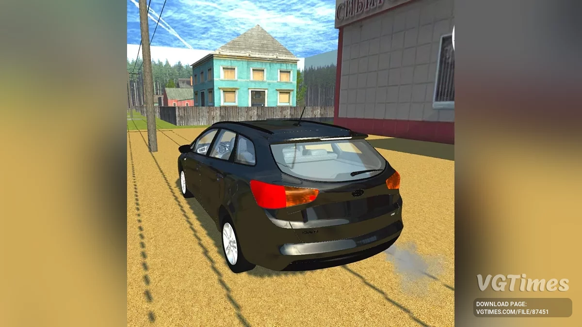 Simple Car Crash Physics Sim — KIA Ceed