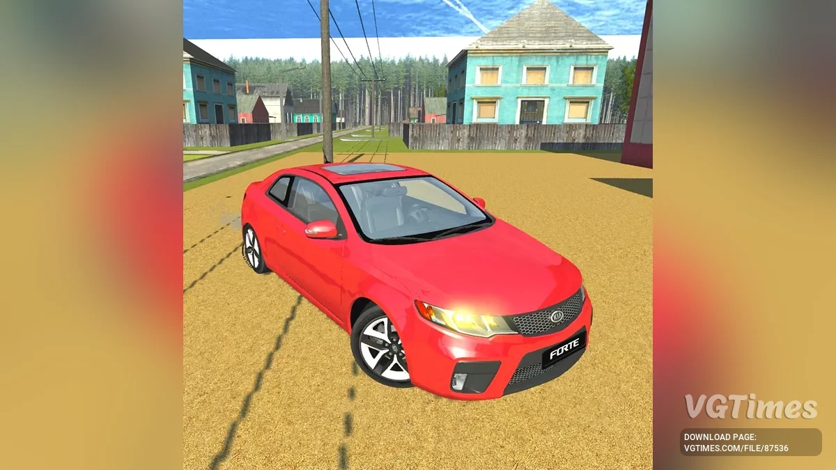 Simple Car Crash Physics Sim — Kia Forte Koup SX 2010 (CERATO)
