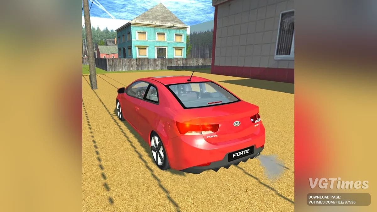 Simple Car Crash Physics Sim — Kia Forte Koup SX 2010 (CERATO)