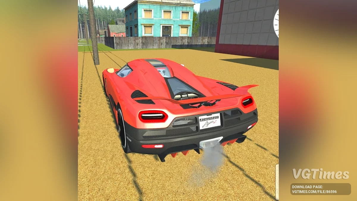 Simple Car Crash Physics Sim — Koenigzegg Agera R