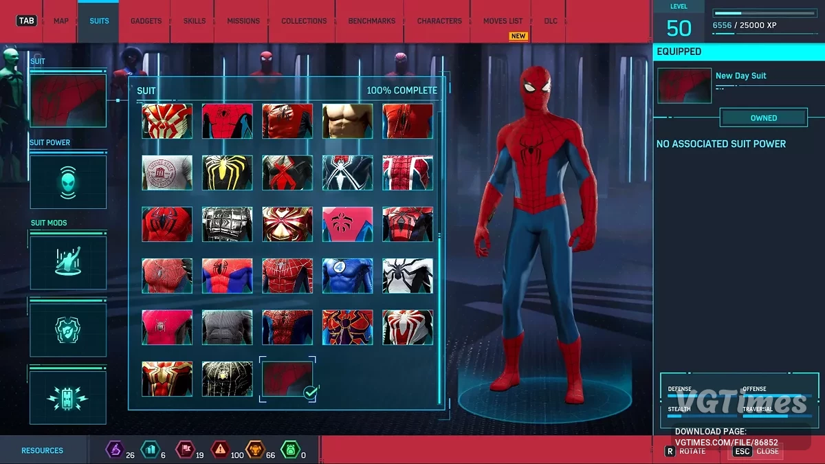 Marvel's Spider-Man Remastered — Костюм из фильма "Новый день"