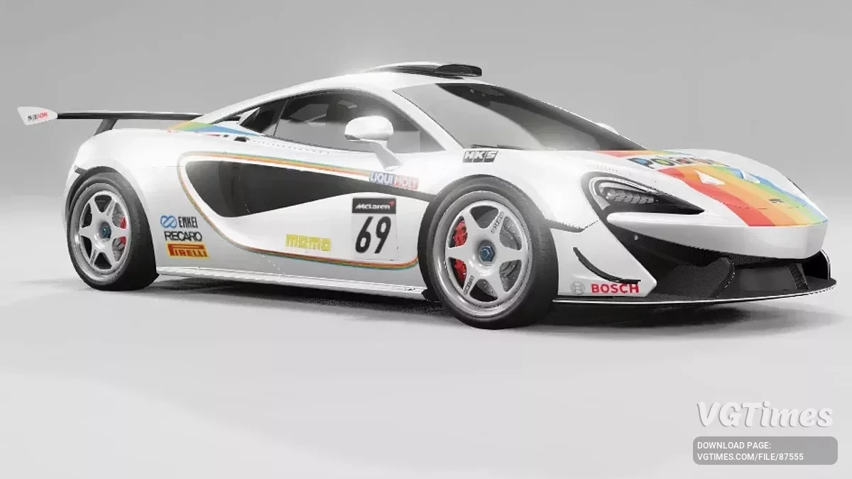 BeamNG.drive — McLaren 620 R v3.0 fix (0.36.x)