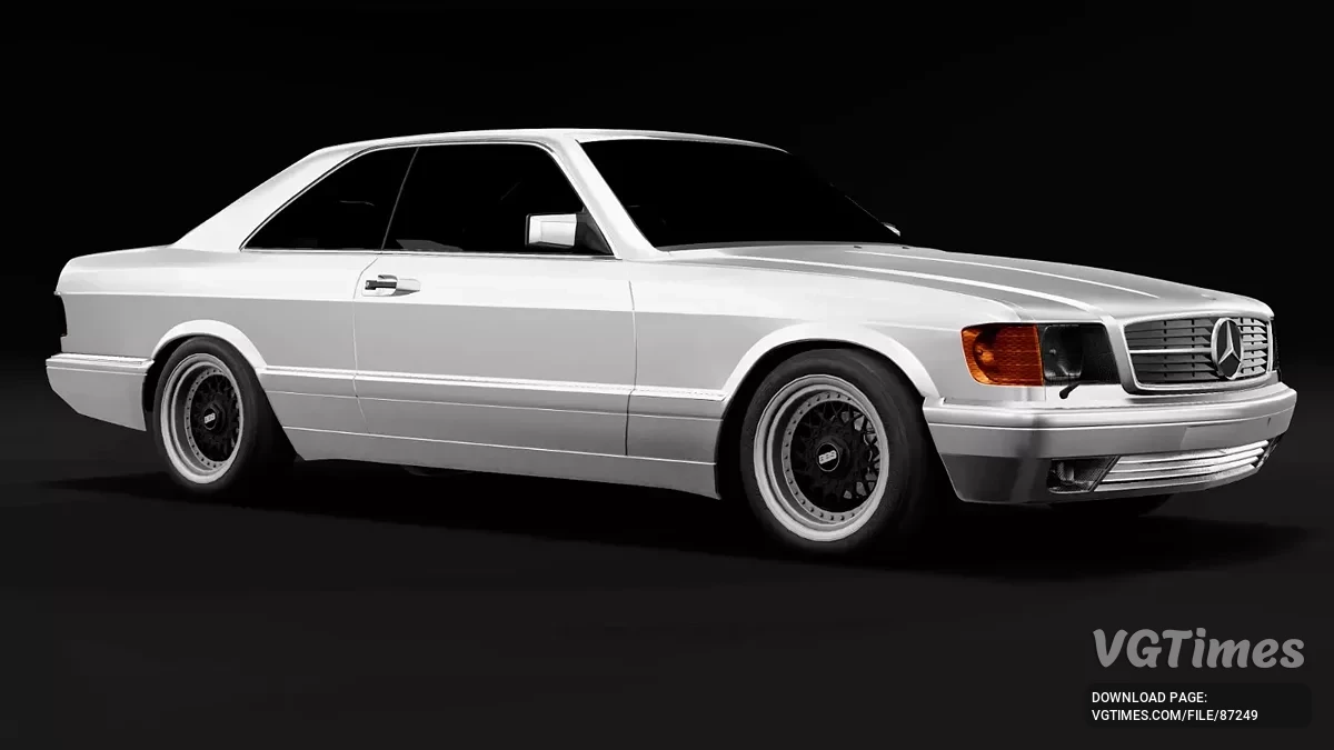 BeamNG.drive — Mercedes-Benz C126 v3.40 (0.36.x)