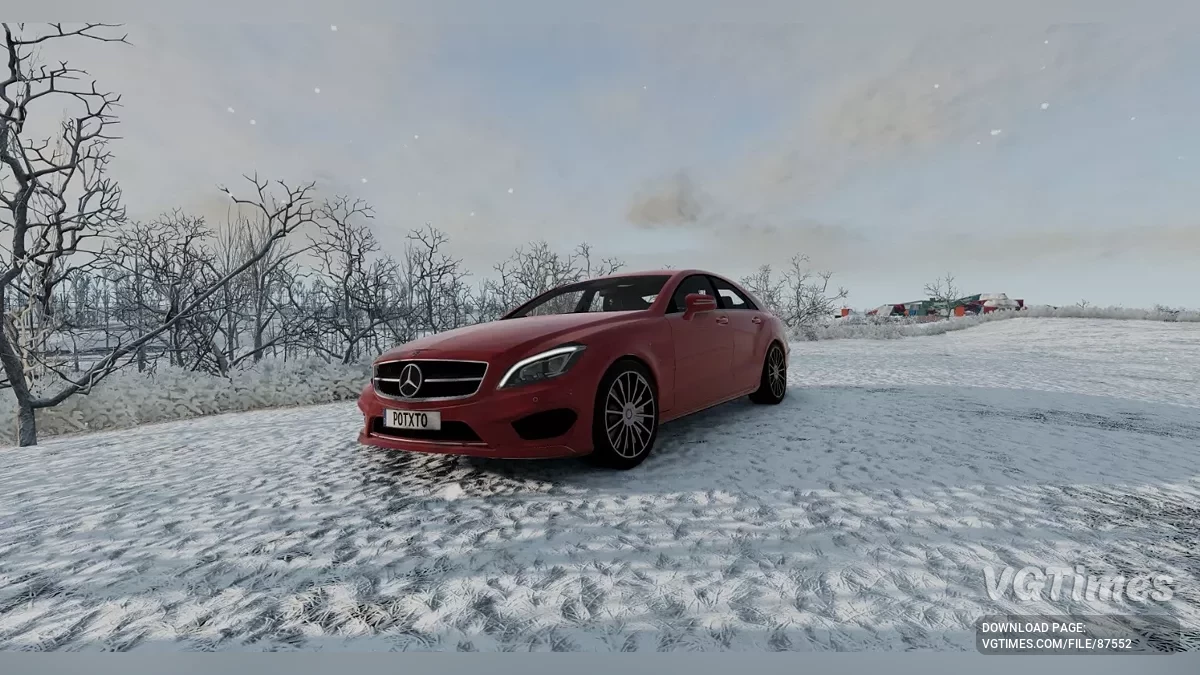 BeamNG.drive — Mercedes-Benz CLS Class C218 Restyling v3.20 (0.37.x)