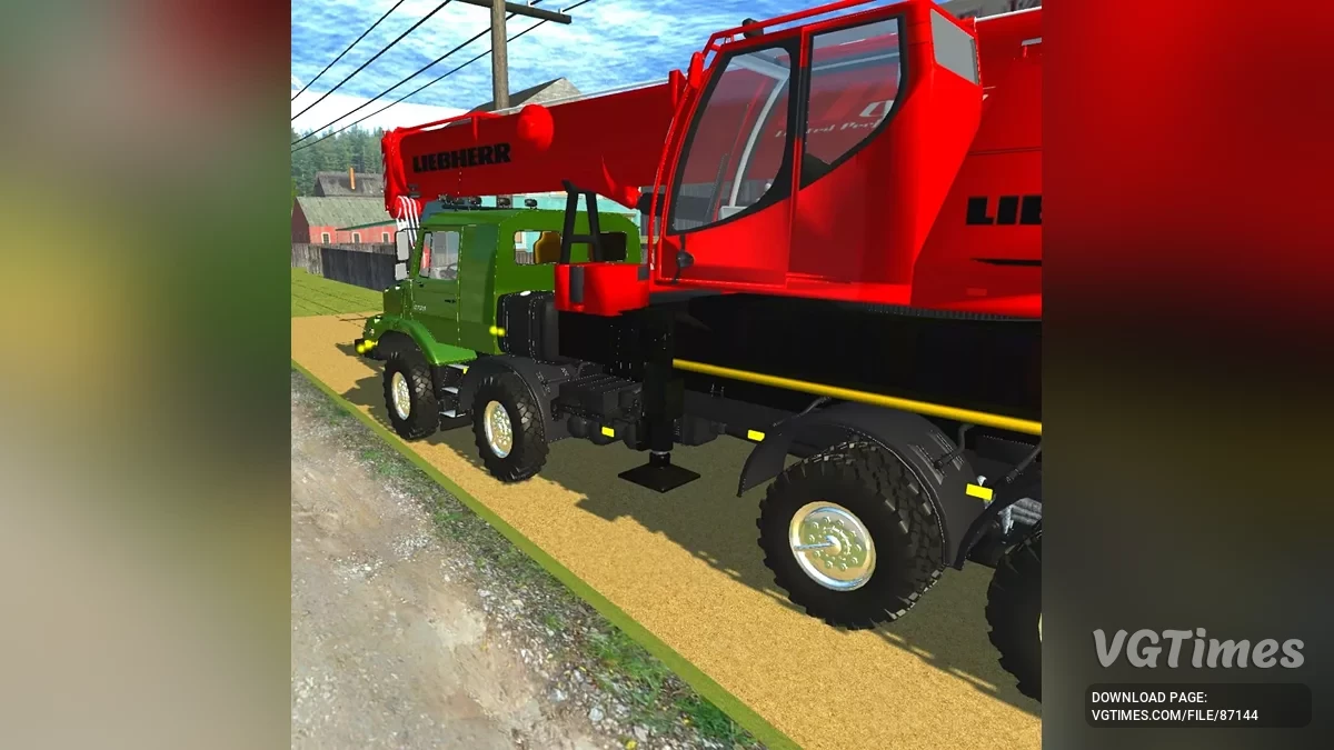 Simple Car Crash Physics Sim — Mercedes-Benz Zetros Krane