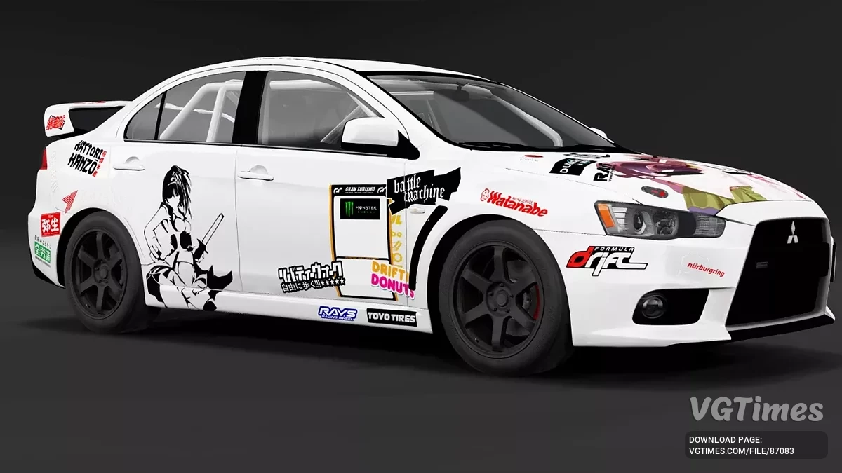 BeamNG.drive — Mitsubishi Lancer Evolution VIII and X v2.90 (0.36.x)