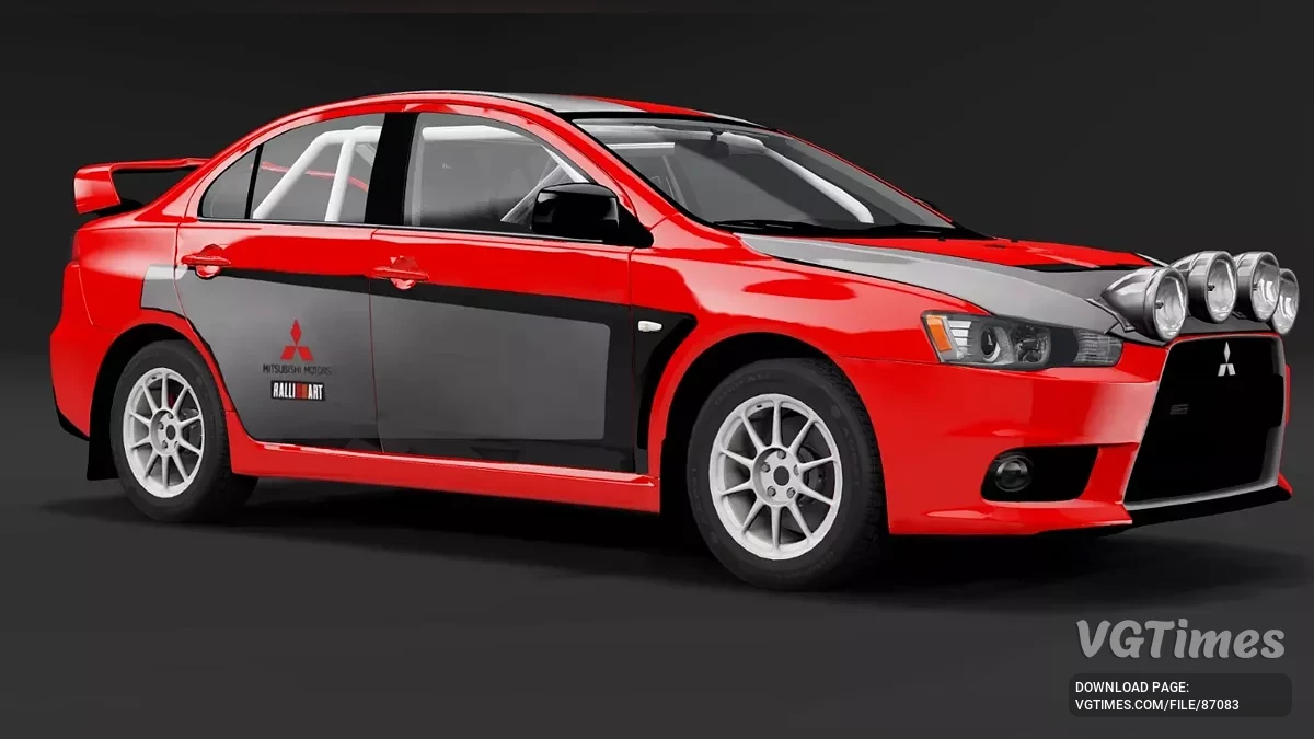 BeamNG.drive — Mitsubishi Lancer Evolution VIII and X v2.90 (0.36.x)