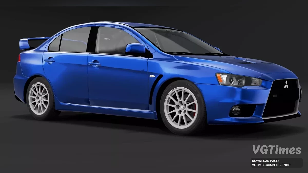 BeamNG.drive — Mitsubishi Lancer Evolution VIII and X v2.90 (0.36.x)