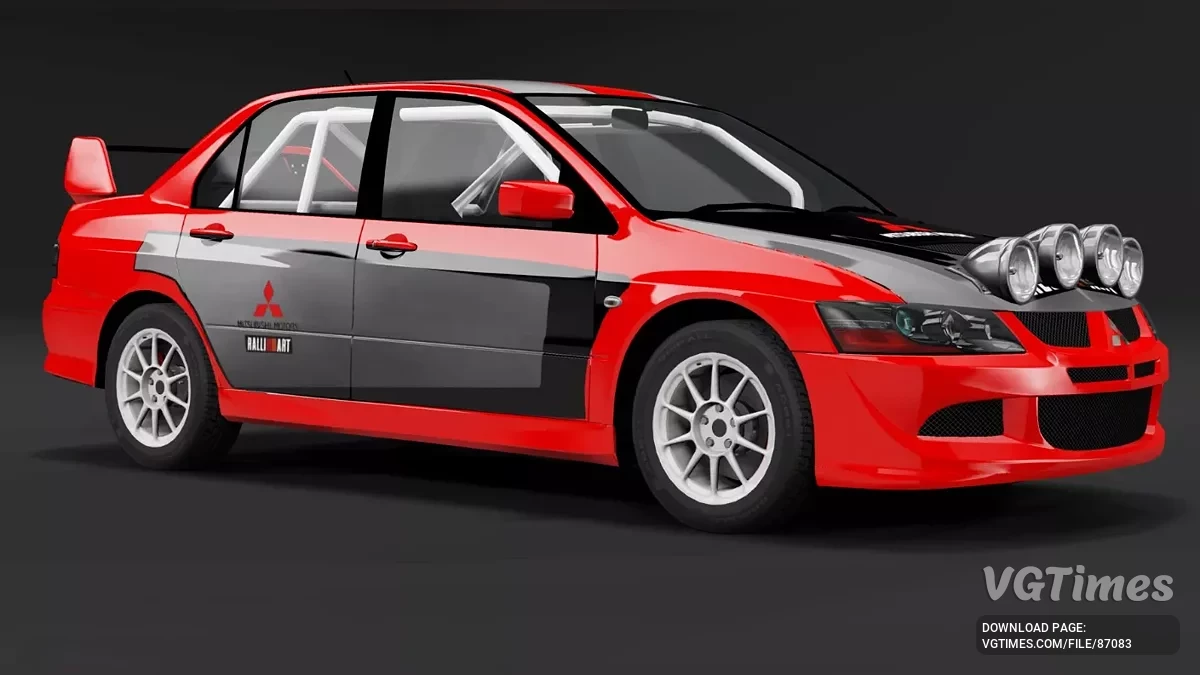 BeamNG.drive — Mitsubishi Lancer Evolution VIII and X v2.90 (0.36.x)