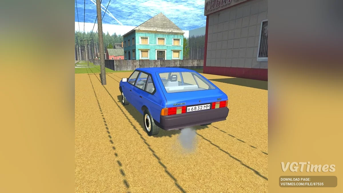 Simple Car Crash Physics Sim — Москвич 2141 Виктора Цоя