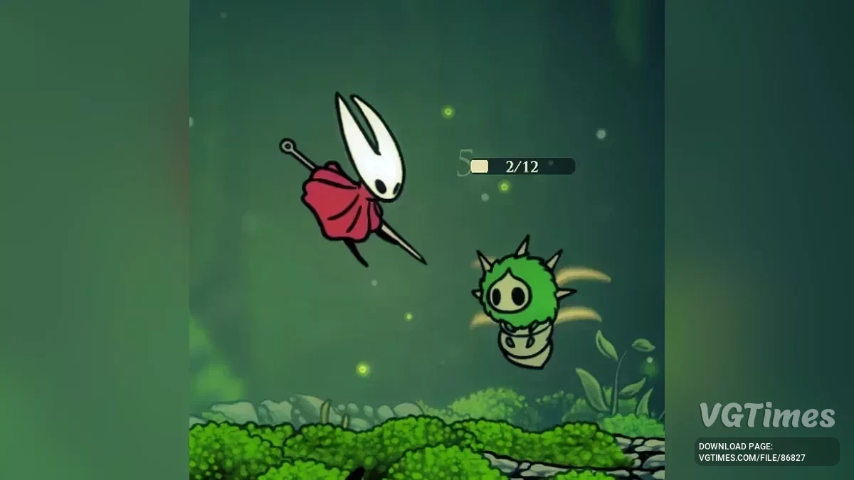 Hollow Knight: Silksong — Полоса здоровья и урон