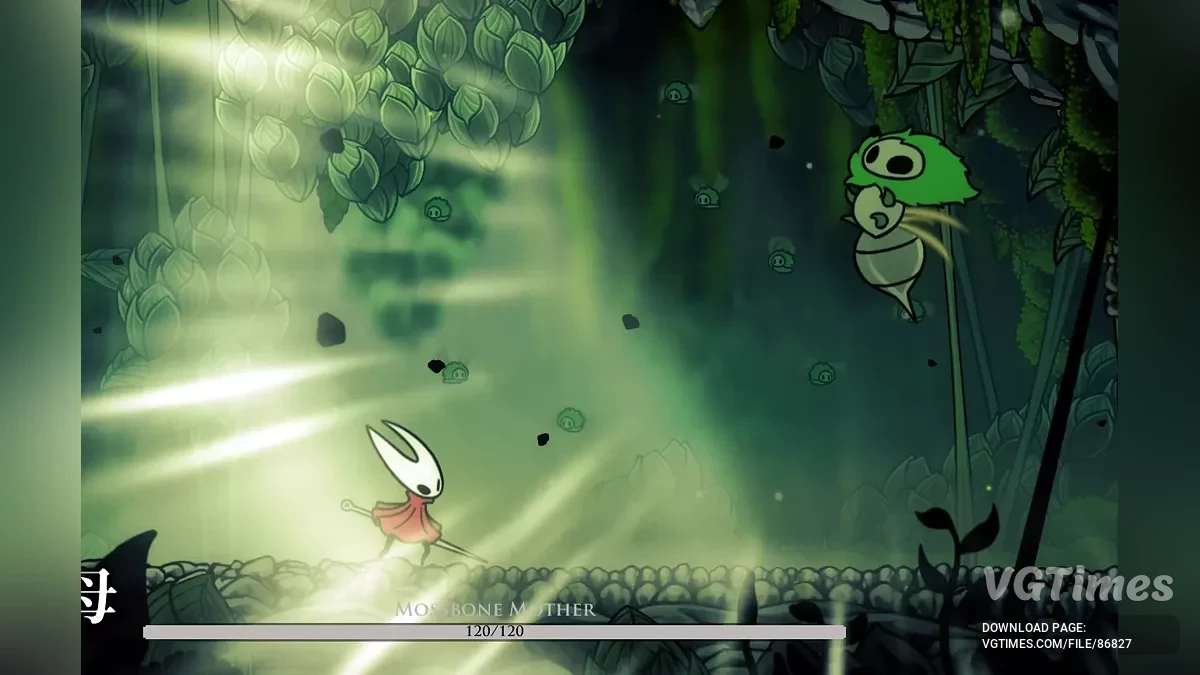 Hollow Knight: Silksong — Полоса здоровья и урон