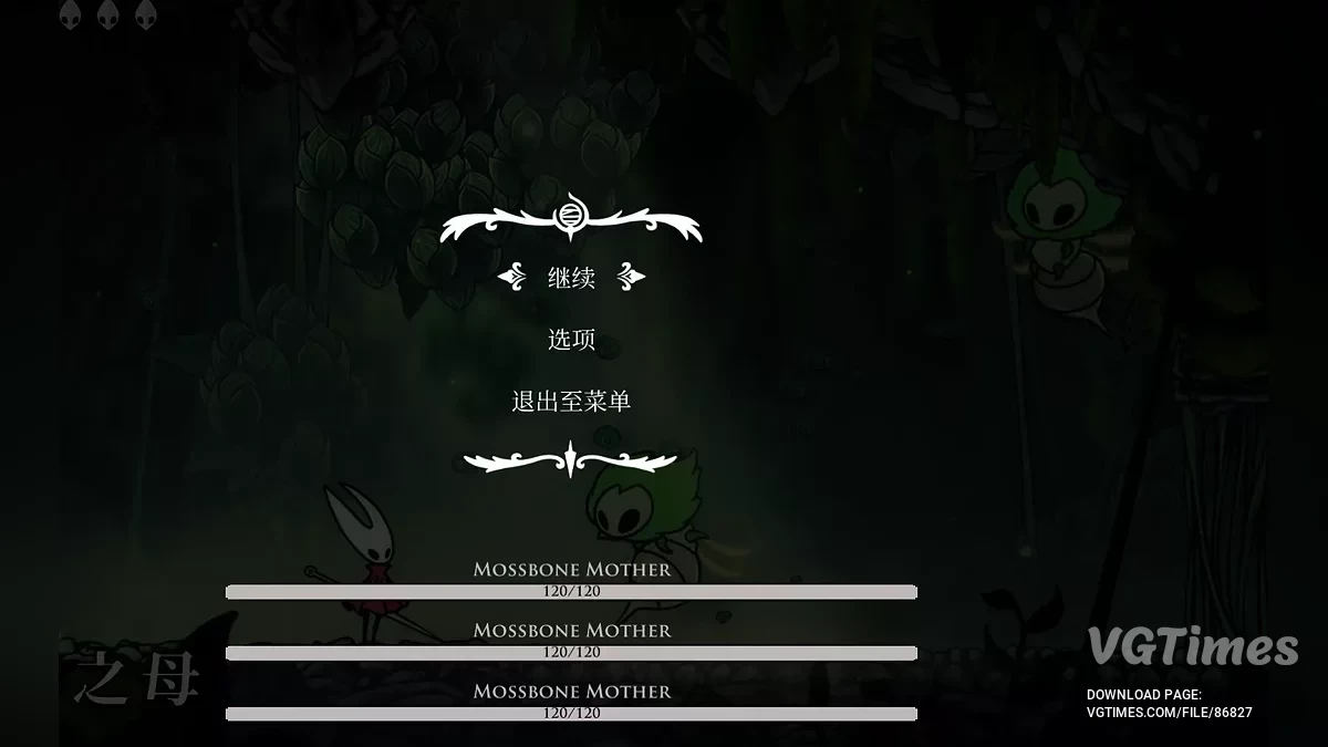 Hollow Knight: Silksong — Полоса здоровья и урон