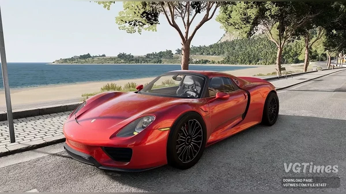 BeamNG.drive — Porsche 918 Spyder v2.80 (0.37.x)