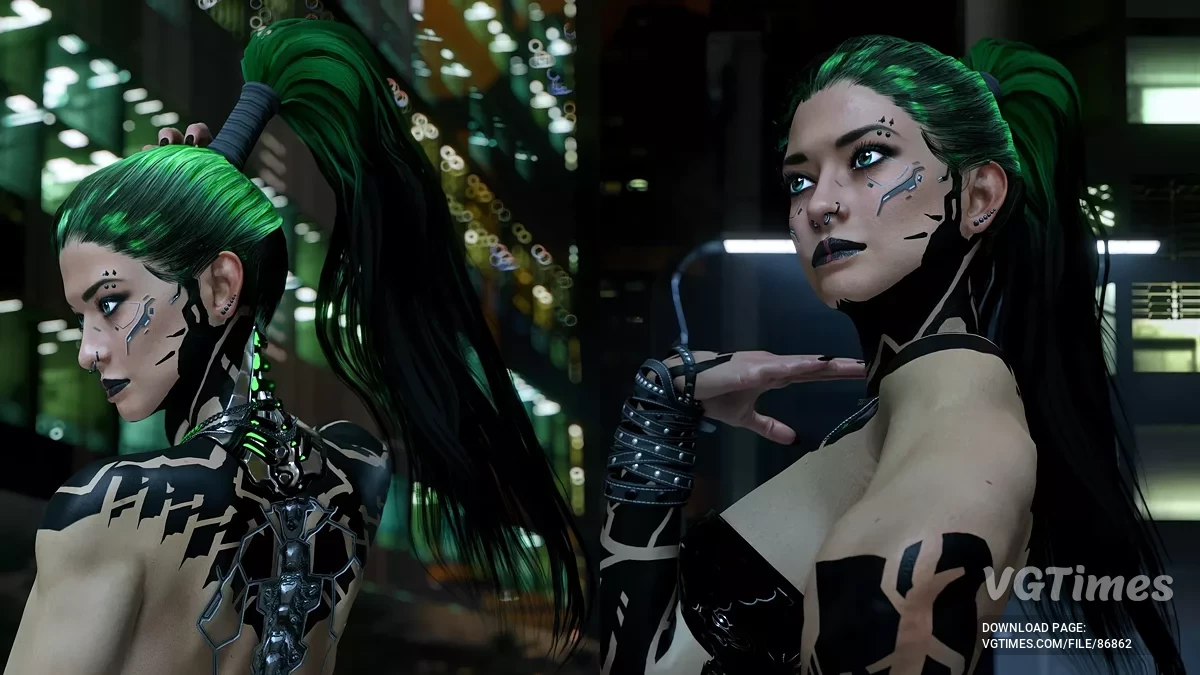 Cyberpunk 2077: Ultimate Edition — Прическа Элеоноры