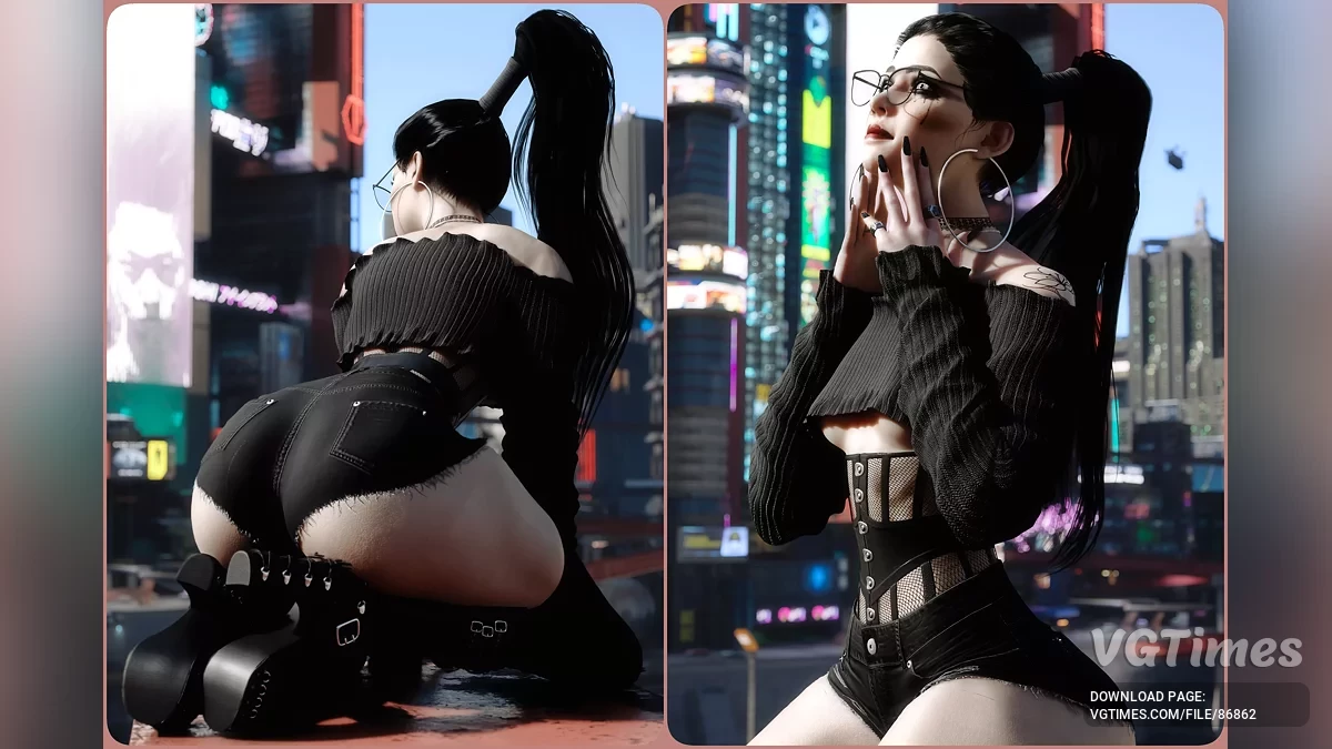 Cyberpunk 2077: Ultimate Edition — Прическа Элеоноры