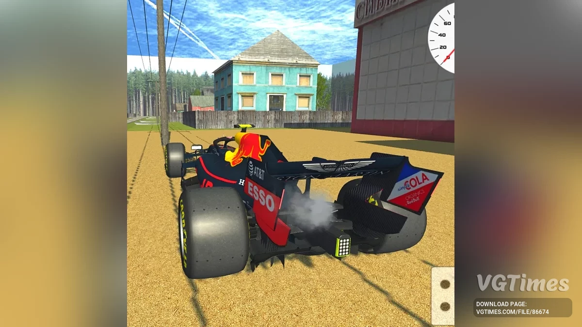 Simple Car Crash Physics Sim — RB15 F1