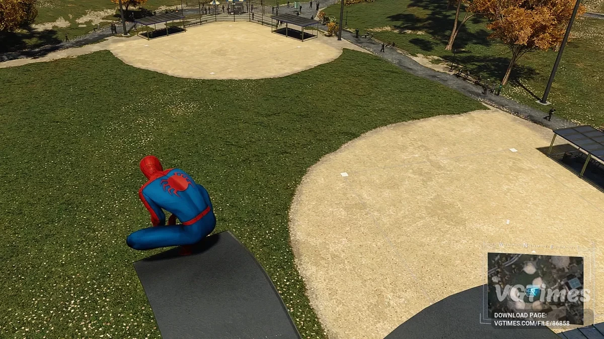 Marvel&#039;s Spider-Man Remastered — Реалистичная мини-карта