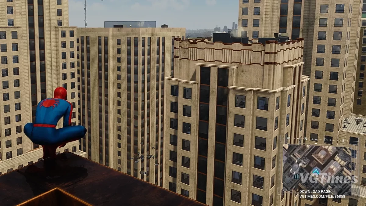 Marvel&#039;s Spider-Man Remastered — Реалистичная мини-карта