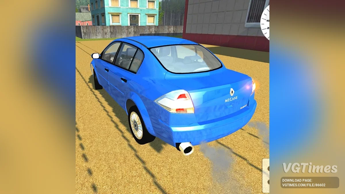 Simple Car Crash Physics Sim — Renault megane