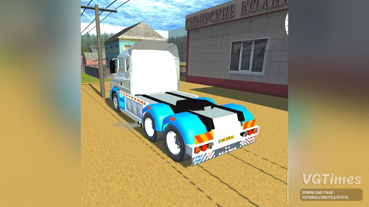 Simple Car Crash Physics Sim — Scania T164L 580 V8 + контейнер 2000-2004