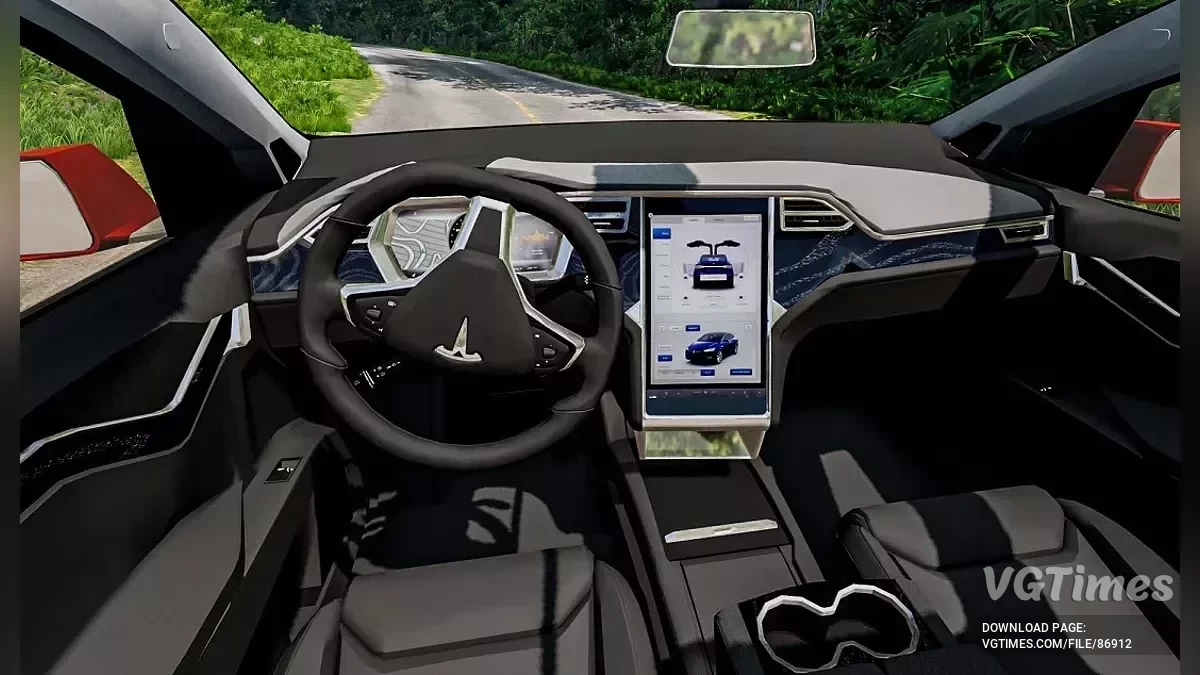 BeamNG.drive — Tesla Model X 2017 v3.08 (0.36.x)