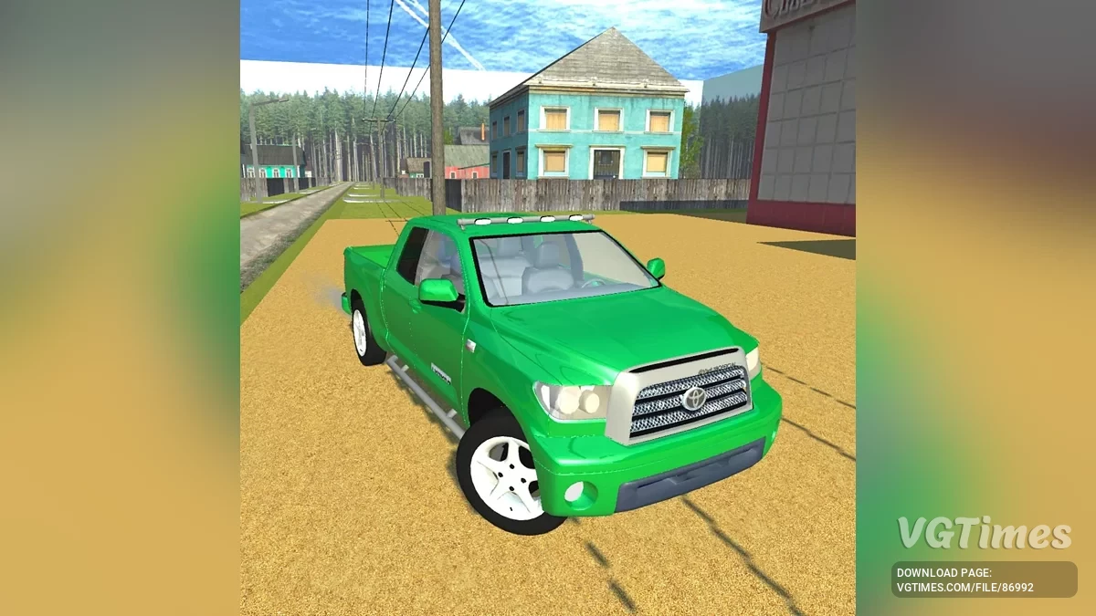 Simple Car Crash Physics Sim — Toyota Tundra V8