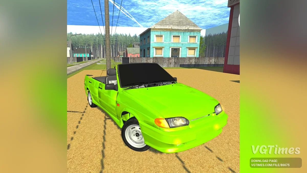 Simple Car Crash Physics Sim — Ваз 2114 кабриолет
