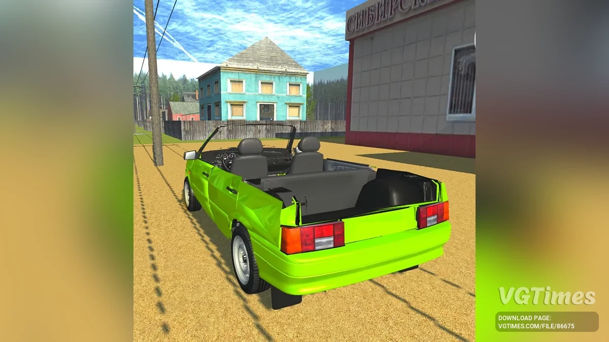 Simple Car Crash Physics Sim — Ваз 2114 кабриолет