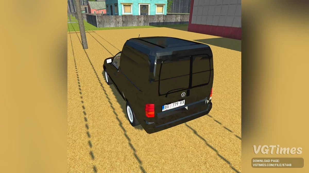 Simple Car Crash Physics Sim — Volkswagen Caddy MK2