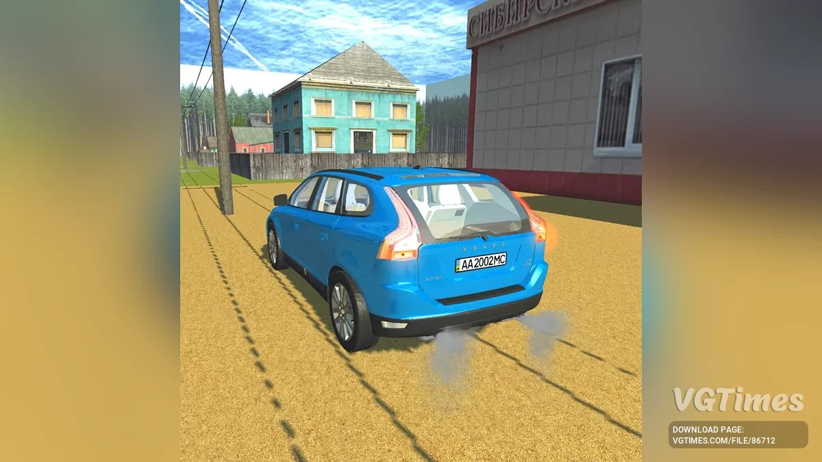 Simple Car Crash Physics Sim — Volvo XC60