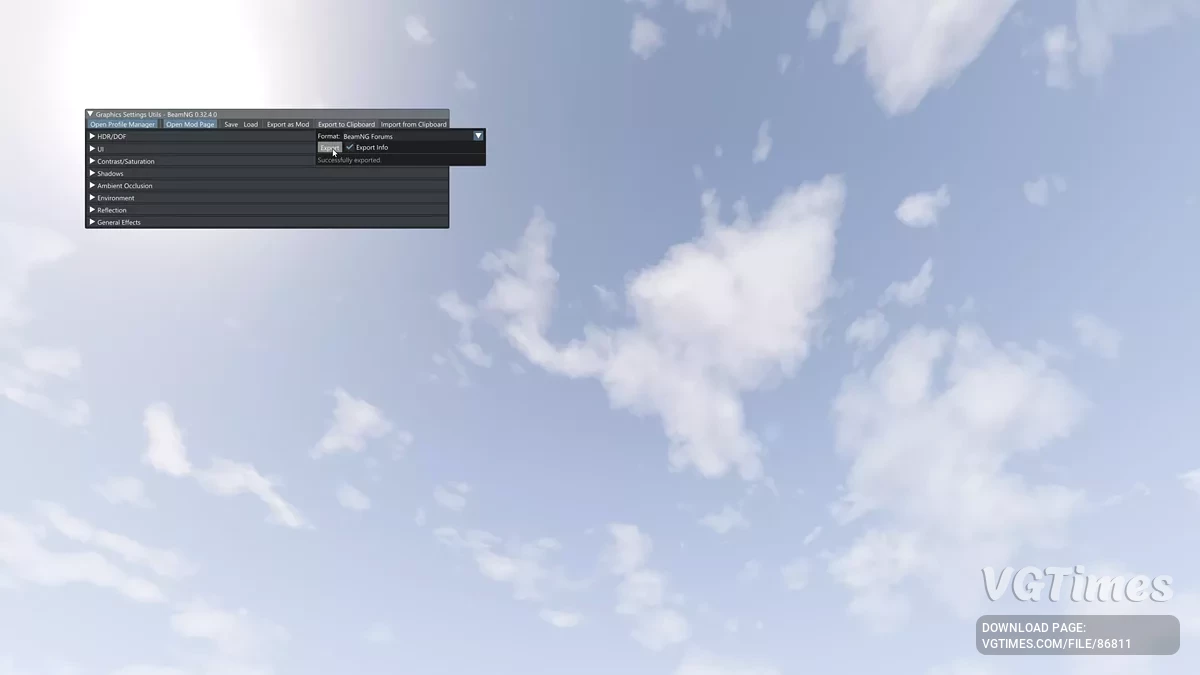 BeamNG.drive — Zeit's Graphics v17.3 (0.36.x)