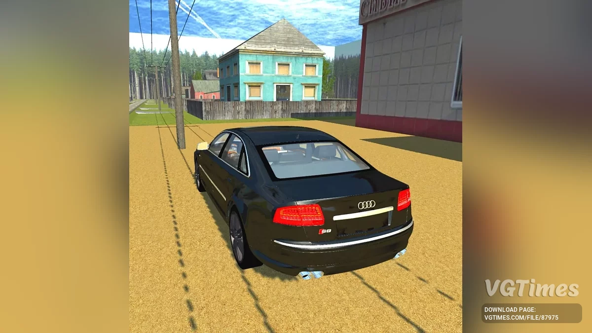 Simple Car Crash Physics Sim — Audi S8