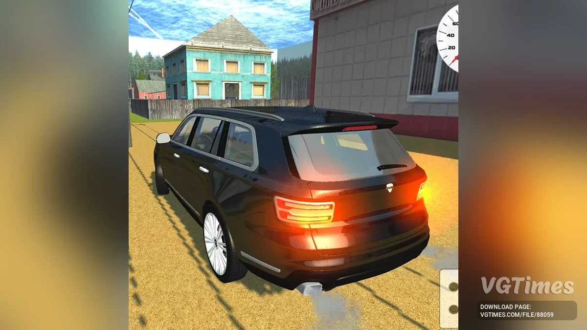 Simple Car Crash Physics Sim — Aurus Komendant 2020-2023