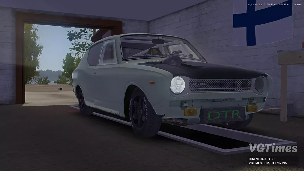 My Summer Car — Бирюзовая стритуха с турбиной + ECU система стабилизации и ABS