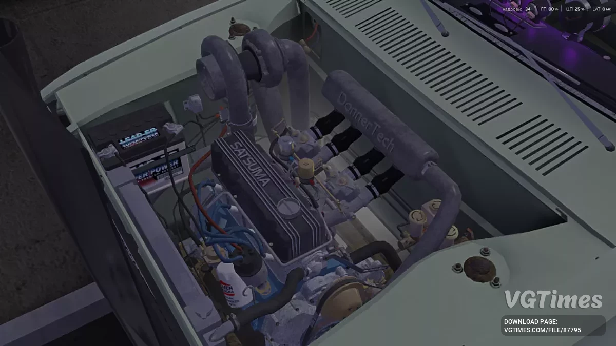 My Summer Car — Бирюзовая стритуха с турбиной + ECU система стабилизации и ABS