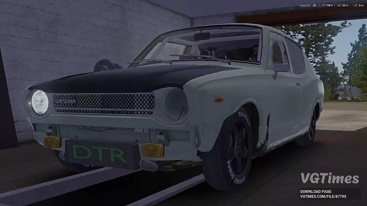 My Summer Car — Бирюзовая стритуха с турбиной + ECU система стабилизации и ABS