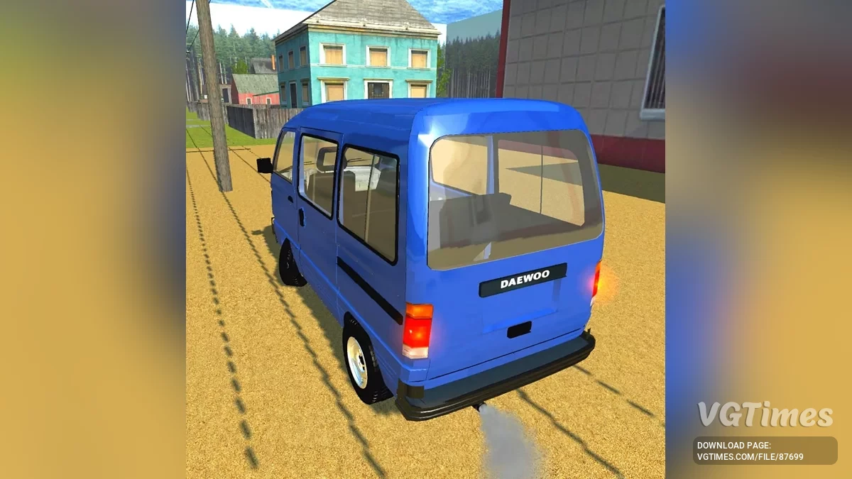 Simple Car Crash Physics Sim — Daewoo Damas