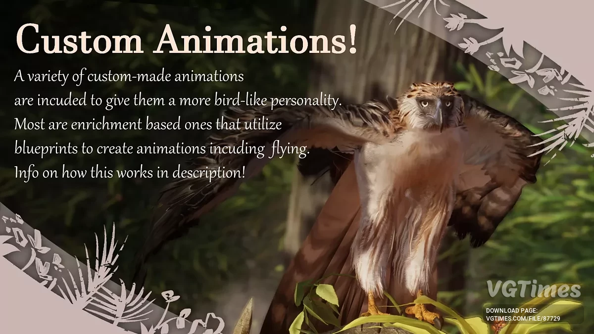 Planet Zoo — Филиппинский орёл — новый вид (1.20)