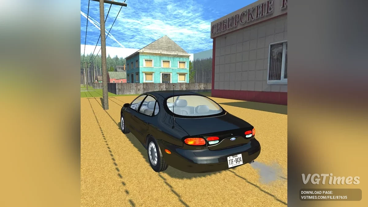 Simple Car Crash Physics Sim — Ford Taurus