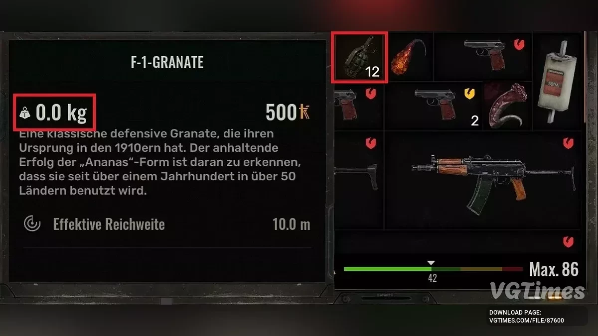 S.T.A.L.K.E.R. 2: Heart of Chornobyl — Гибкий рюкзак