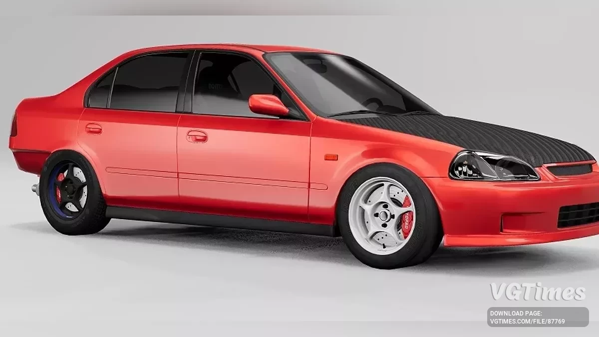BeamNG.drive — Honda Civic 1999-2000 v2.10 (0.37.x)